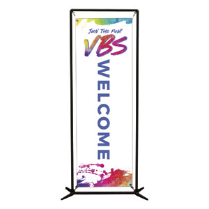 VBS Colored Paint 2' x 6' Banner