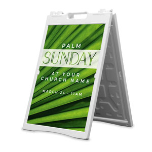 Palm Sunday Leaves 2' x 3' Street Sign Banners