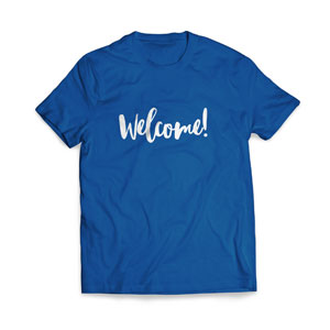 Greeter Welcome Script - Large Apparel