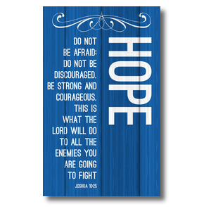 Painted Wood Hope 3 x 5 Vinyl Banner