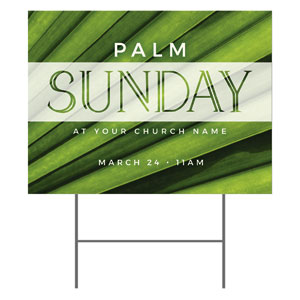 Palm Sunday Leaves 18"x24" YardSigns