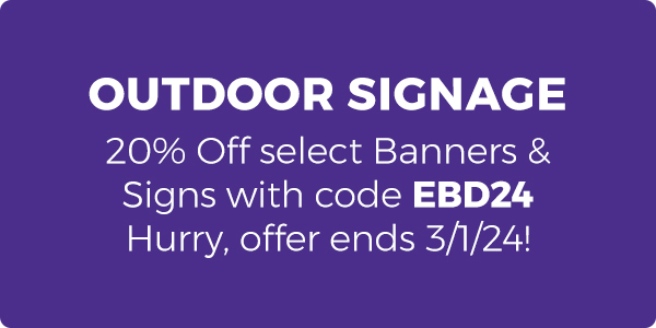 S20% Off select Outdoor Church Banners