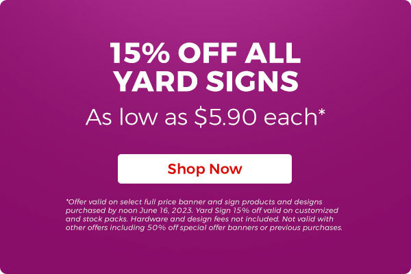 15% Off Church Yard Signs