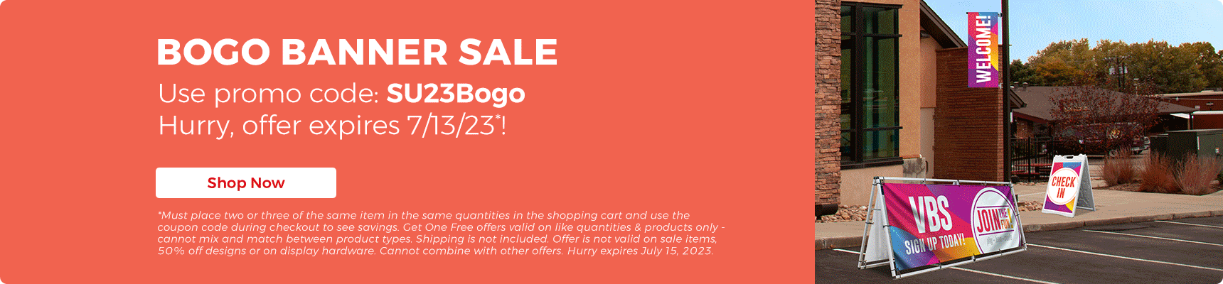 BOGO Banner Sale