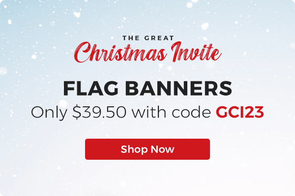 50% Off Church Flag Banners for Christmas