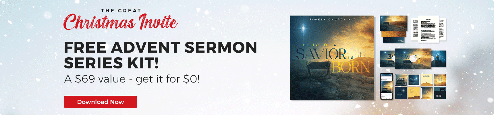 Free Sermon Series Church Kit for Christmas