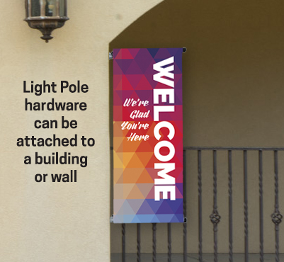 Banners, 2 x 5 Light Pole Banner: Upload Your Design, 2' x 5' 4