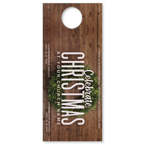 Celebrate Christmas Wreath DoorHangers