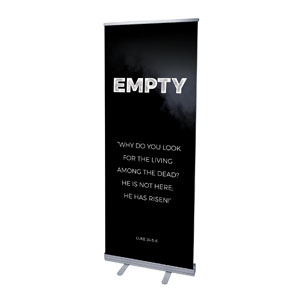 Empty 2'7" x 6'7"  Vinyl Banner