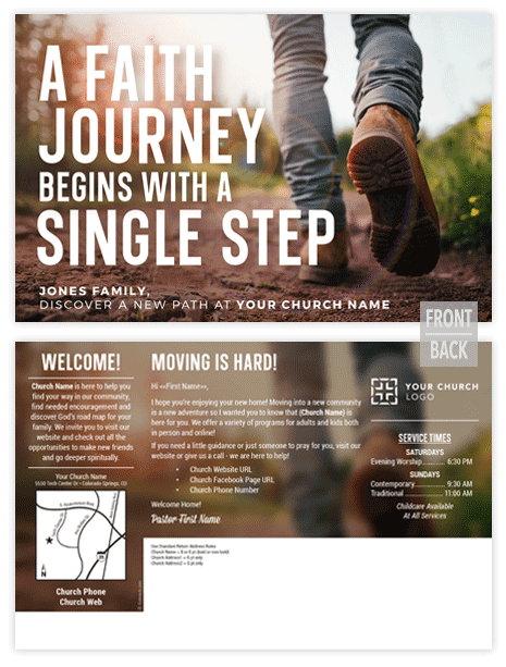 Outreach's Monthly New Mover Program Postcard Design