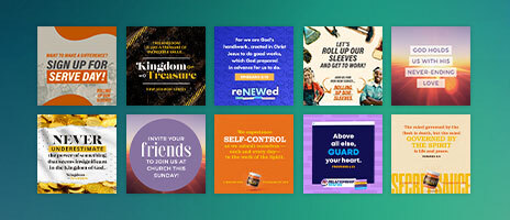 Sermon Series with matching web and social graphics