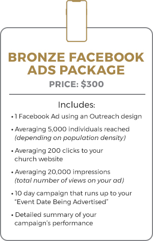 Bronze Facebook Ad Package Direct Mail and Facebook Ads