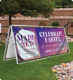 Outdoor Church Banner