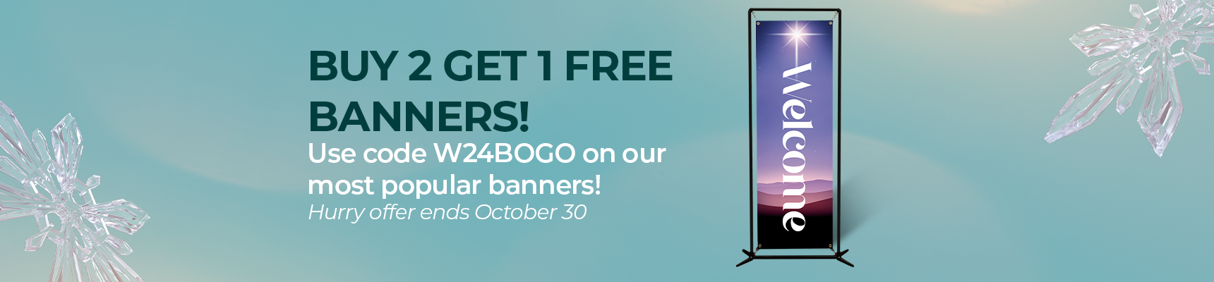 Buy 2 Get 1 FREE Banners