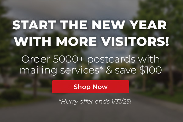 Save $100 on Your Next Postcard Mailing