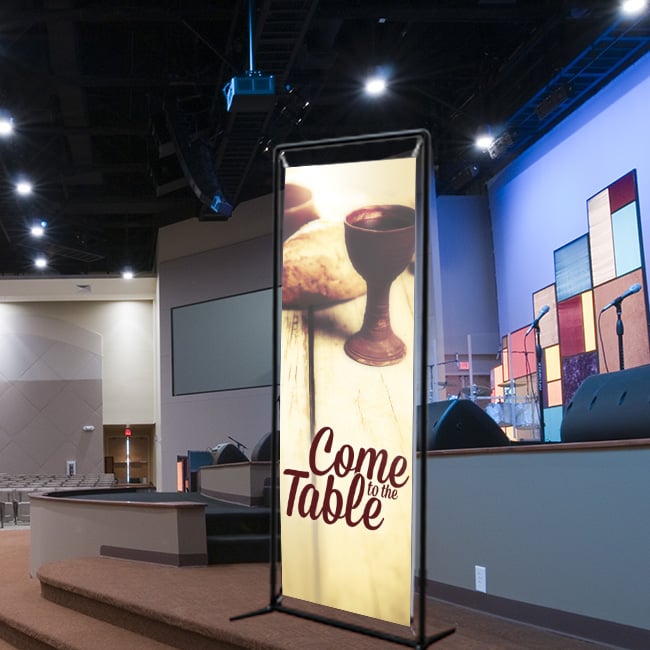 Free Vinyl Communion Banner