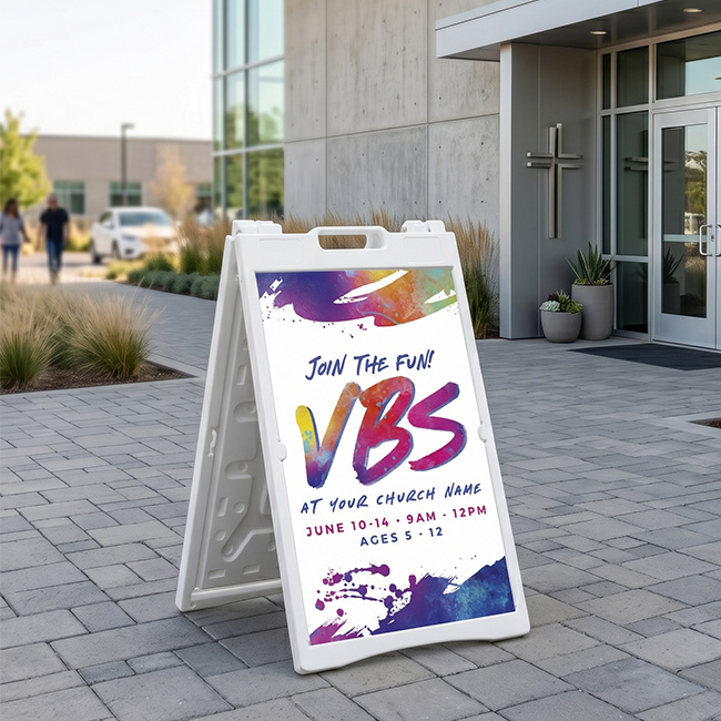 VBS Camp Street Sign
