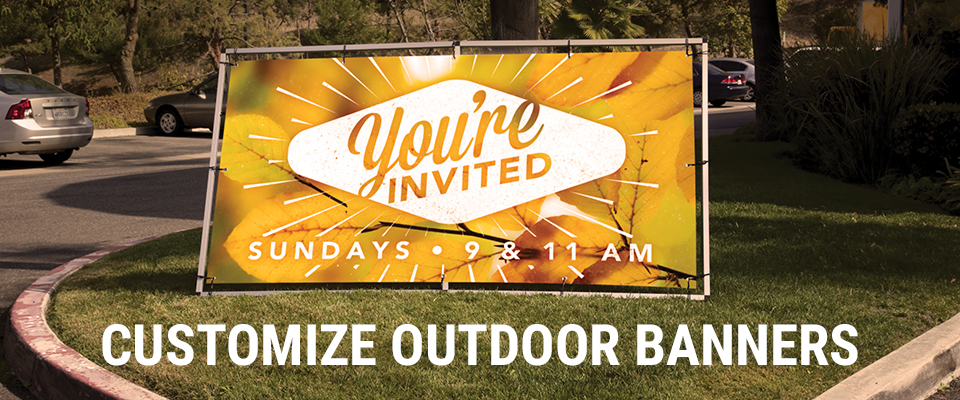 Outdoor Church Banners, Custom Outdoor Vinyl Banners - Outreach.com