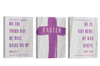 "Easter Wood" Canvas Triptych