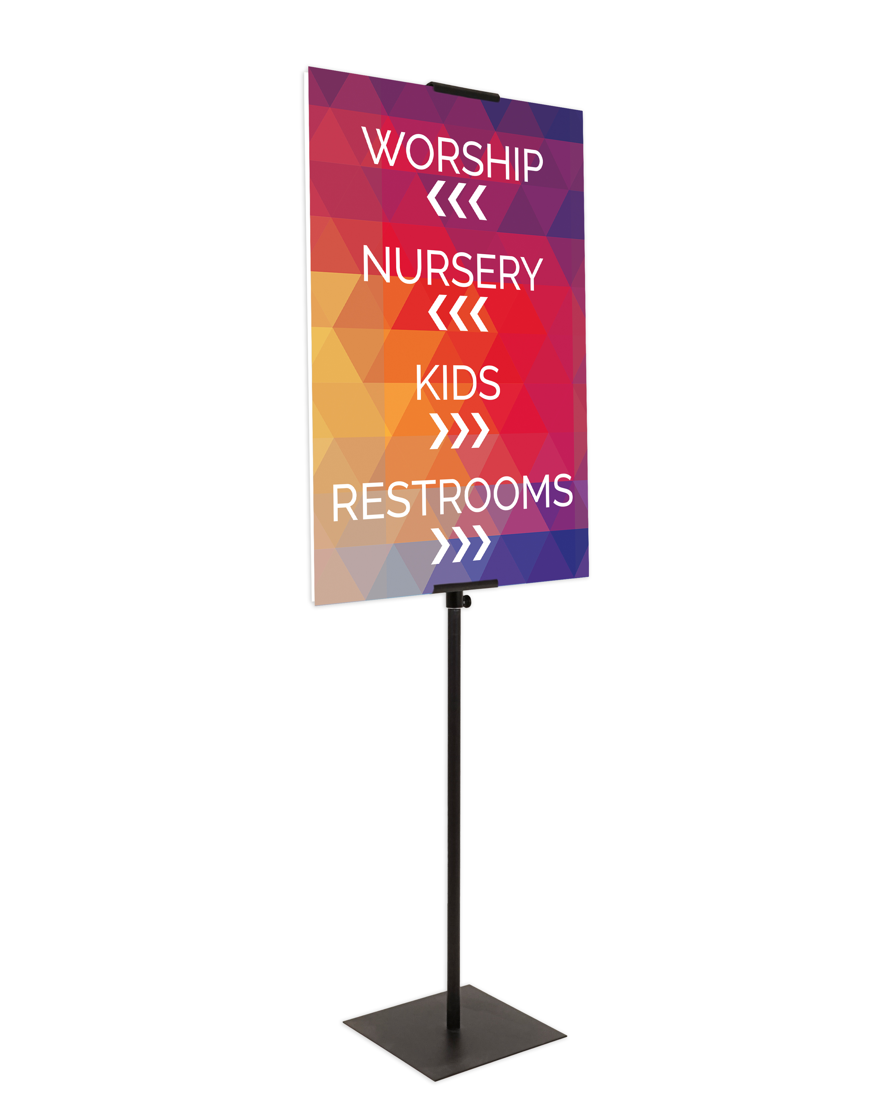 Rigid Signs, Glow, Glow Directional, 23 x 23 11