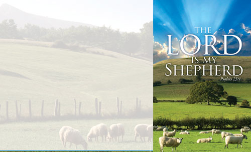 Bulletins, Nature, Lord My Shepherd 8.5 x 14, 8.5 x 14