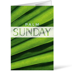 Palm Sunday Leaves Bulletins