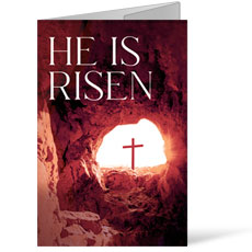 He Is Risen Tomb Cross 