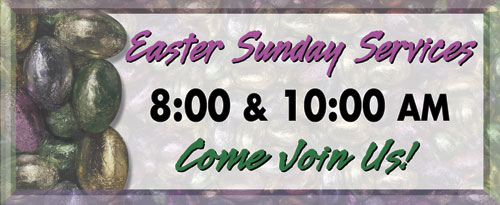 Banners, Easter, Foil Eggs - 10, 4' x 10'