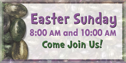 Banners, Easter, Foil Eggs -  8, 4' x 8'