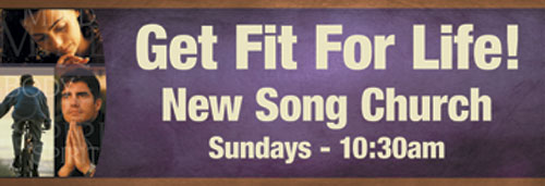 Banners, New Years, Fit for Life - 15, 5' x 15'
