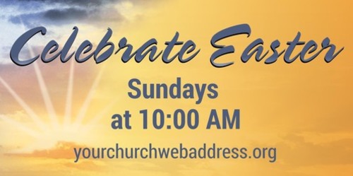 Banners, Easter, Easter Sunrise 8, 4' x 8'