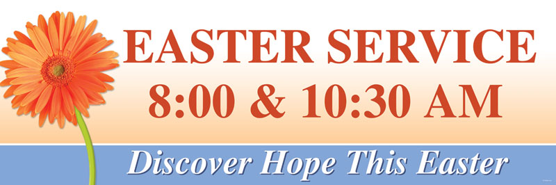 Banners, Easter, Discover Hope - 5x15, 5' x 15'