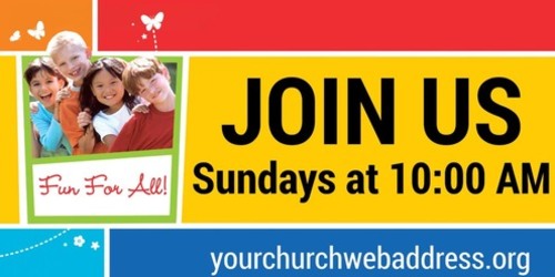Banners, Summer - General, VBS Youre Invited - 8, 4' x 8'