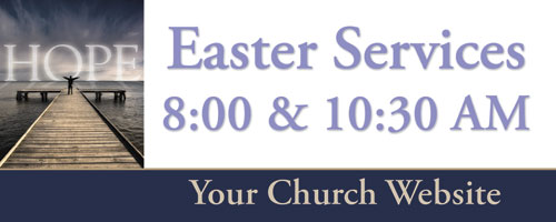 Banners, Easter, Easter Hope Lake - 4 x 10, 4' x 10'