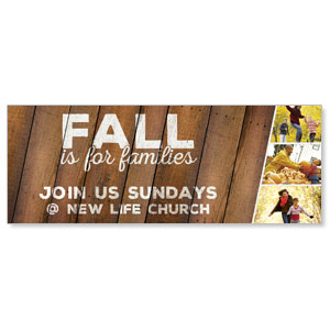 Fall Families - 3 x 8 ImpactBanners