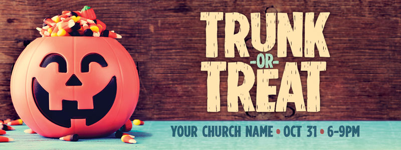 Trunk or Treat Banner - Church Banners - Outreach Marketing