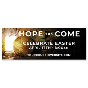 Hope Has Come Tomb ImpactBanners