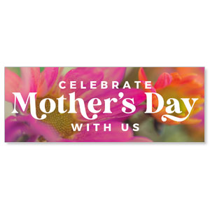 Mother's Day Bloom Stock Outdoor Banners
