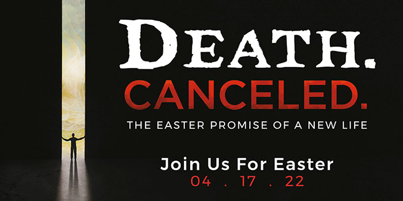 Banners, Easter, Death Canceled, 4' x 8'