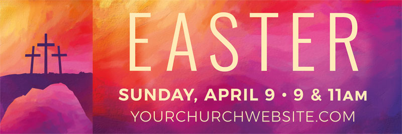 Calvary Paint Banner - Church Banners - Outreach Marketing