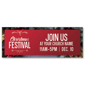 Christmas Festival Invite ImpactBanners