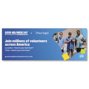 GNDA Millions of Volunteers ImpactBanners