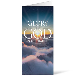 Glory To God  11 x 17 Bulletins