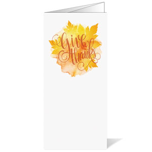 Give Thanks Leaves Bulletins