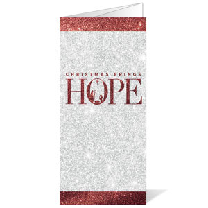 Christmas Brings Hope Sparkle Bulletins