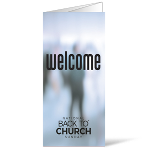 Back to Church Welcomes You Logo Bulletins