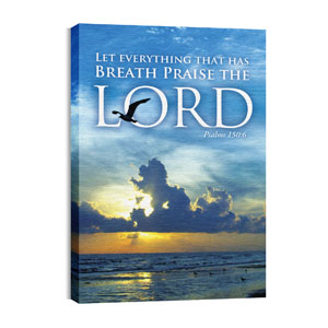 Breath Praise Lord 24in x 36in Canvas Prints