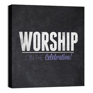 Slate Worship 24 x 24 Canvas Prints