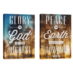 Glory and Peace 24in x 36in Canvas Prints