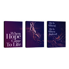 Hope Came to Life Triptych 